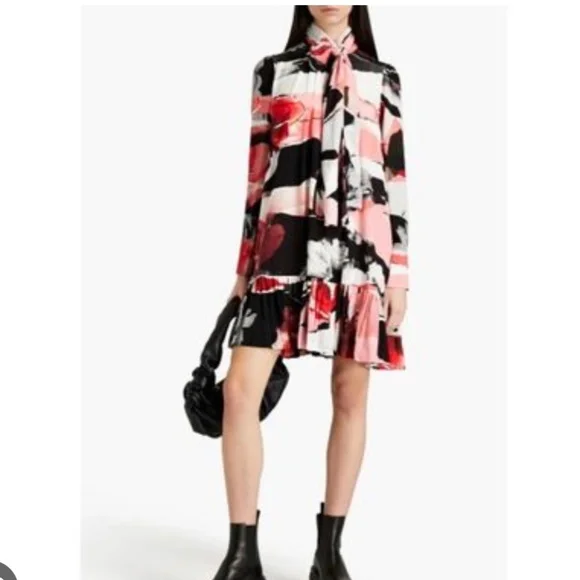 Alexander McQueen Dresses Nwot Alexander Mcqueen Torn Rose Tie